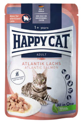 Happy Cat Tahılsız Somonlu Yetişkin Kedi Yaş Maması 85 gr
